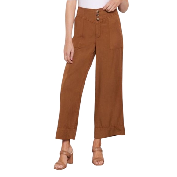 Kut from the Kloth Pants - Kut from the Kloth Tan Wide-Leg Pants